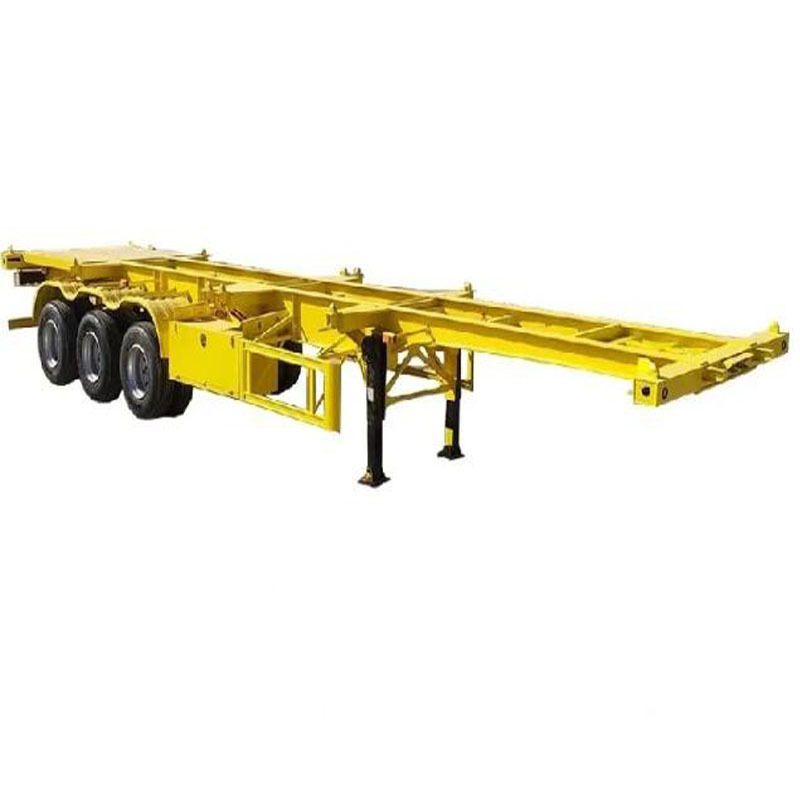 20ft Yard Terminal Port Bomb Cart Skeletal Skeleton Shipping Container Chassis Semi Trailer containers trailers