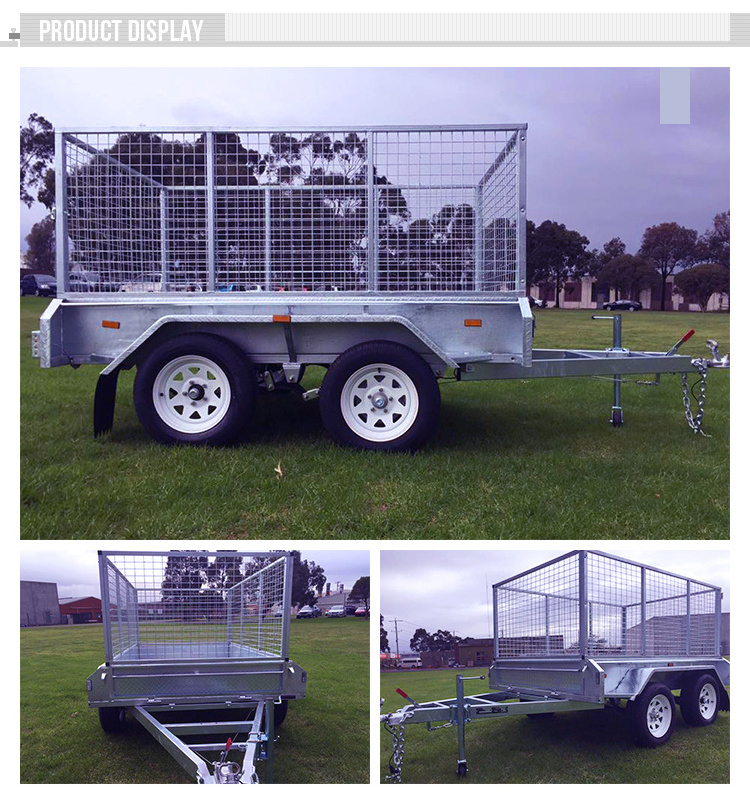 Customized 8x5 9x5 10x5 10x6 12x6 Single/Tamdem Axle Utility Trailer