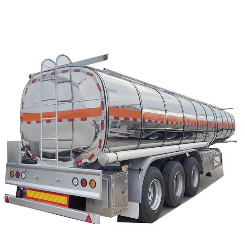 High Quality 42000 Liter Fuel Tank Tanker Semi Trailer 40 Ft Oil Tank Gas semi trailer for Sale