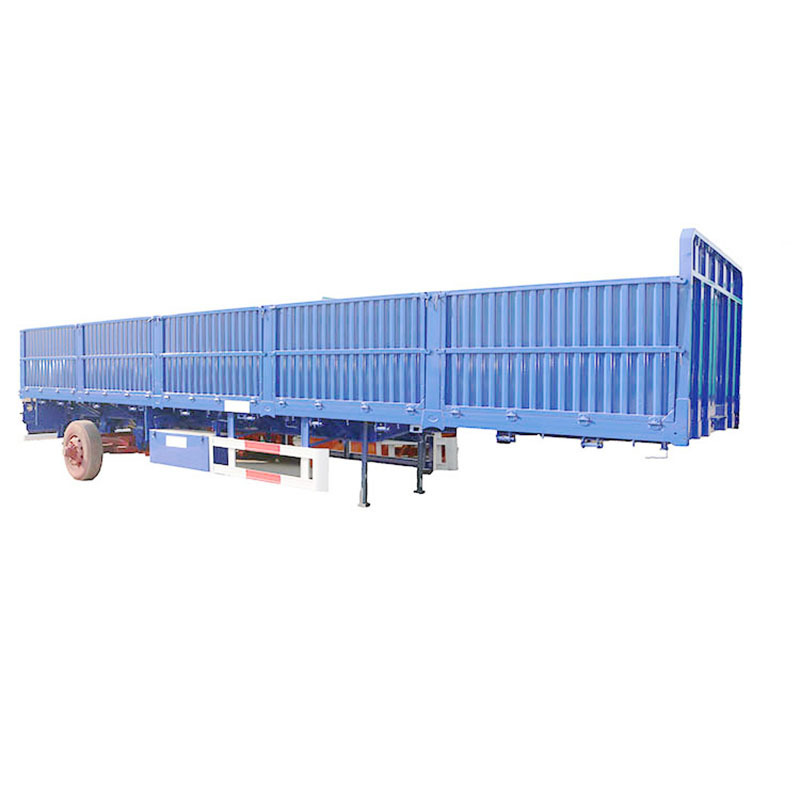 High quality cattle enclosed Sugar Cane Transport Fenced Cargo Semi Trailer for sale