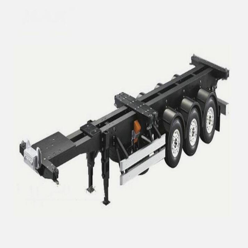 20ft Yard Terminal Port Bomb Cart Skeletal Skeleton Shipping Container Chassis Semi Trailer containers trailers