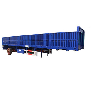 High quality cattle enclosed Sugar Cane Transport Fenced Cargo Semi Trailer for sale