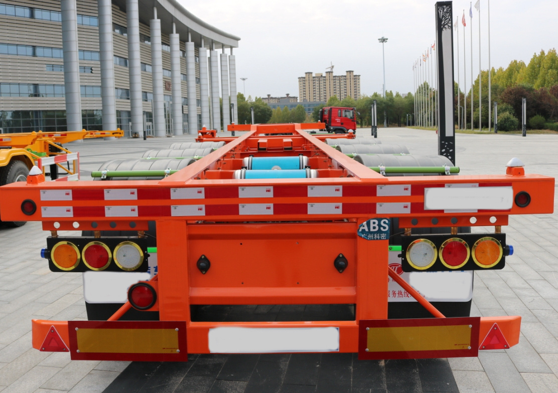 Best selling 3 axle 20ft 40ft Skeleton Trailer Container Skeleton Truck From China Manufacture