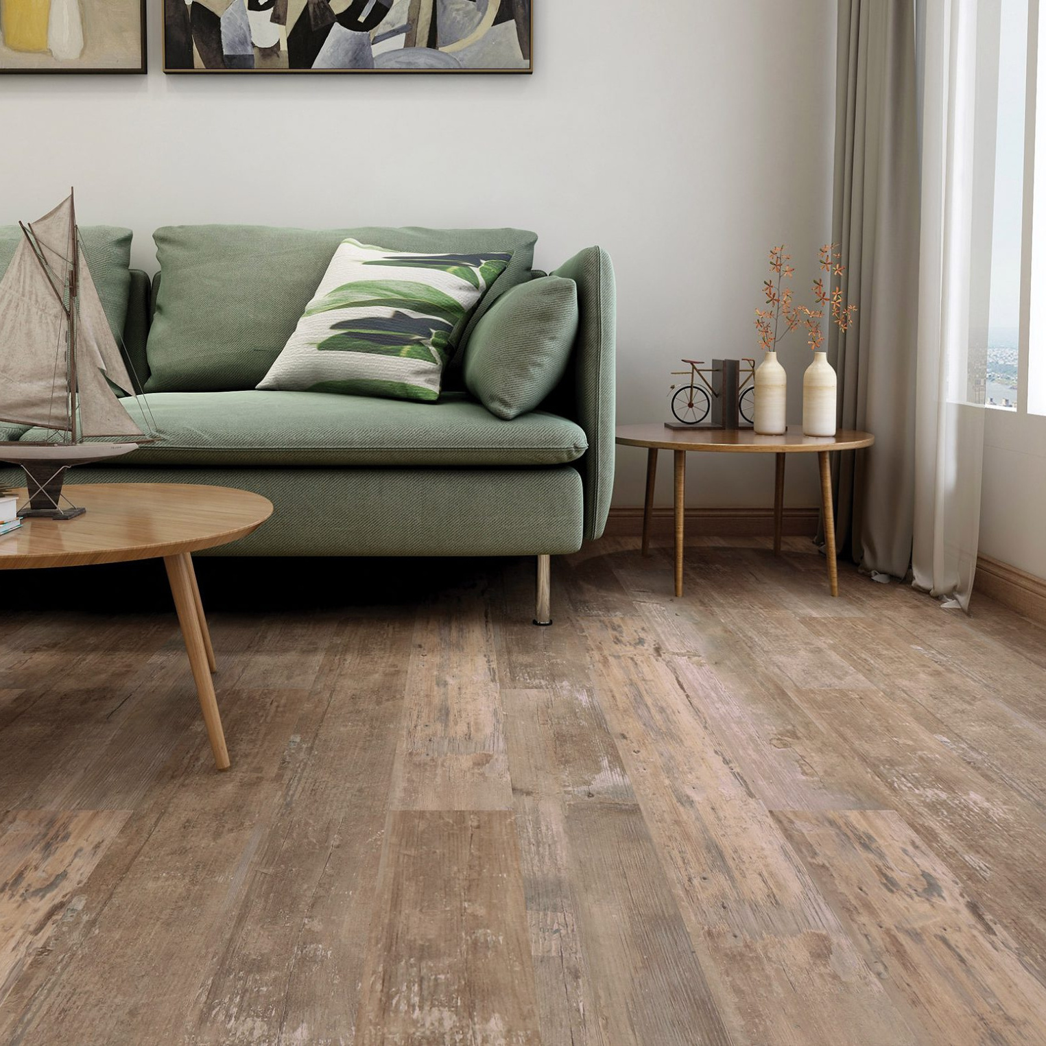 TAP & GO Mdf Laminate Flooring 7mm 8mm Laminate Wood Flooring