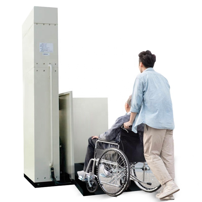 3m 250kg vertical Home Wheelchair Stair Lift for Disabled People