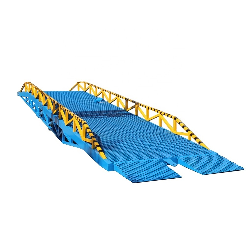 15Ton Hydraulic Loading Ramp Container Yard Ramp Custom Size Lift Container Ramp For Forklift