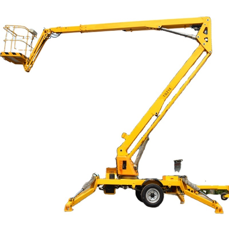 CE Certification High Quality Towable Cherry Picker Spider Boom Lift For Sale