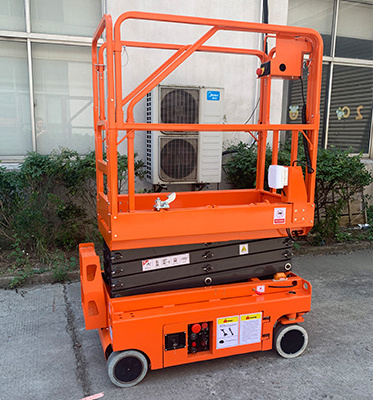 9-12ft Electric Hydraulic Mobile Mini Scissor Lift For Aerial Working