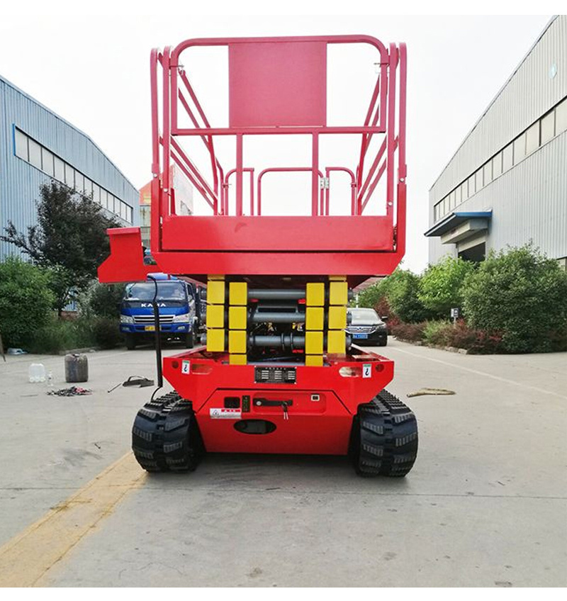 Platform Electric Hydraulic Table Lifting Equipment Tracked Self Propelled Scaffolding Ladder Aerial Work Crawler Scissor Lift