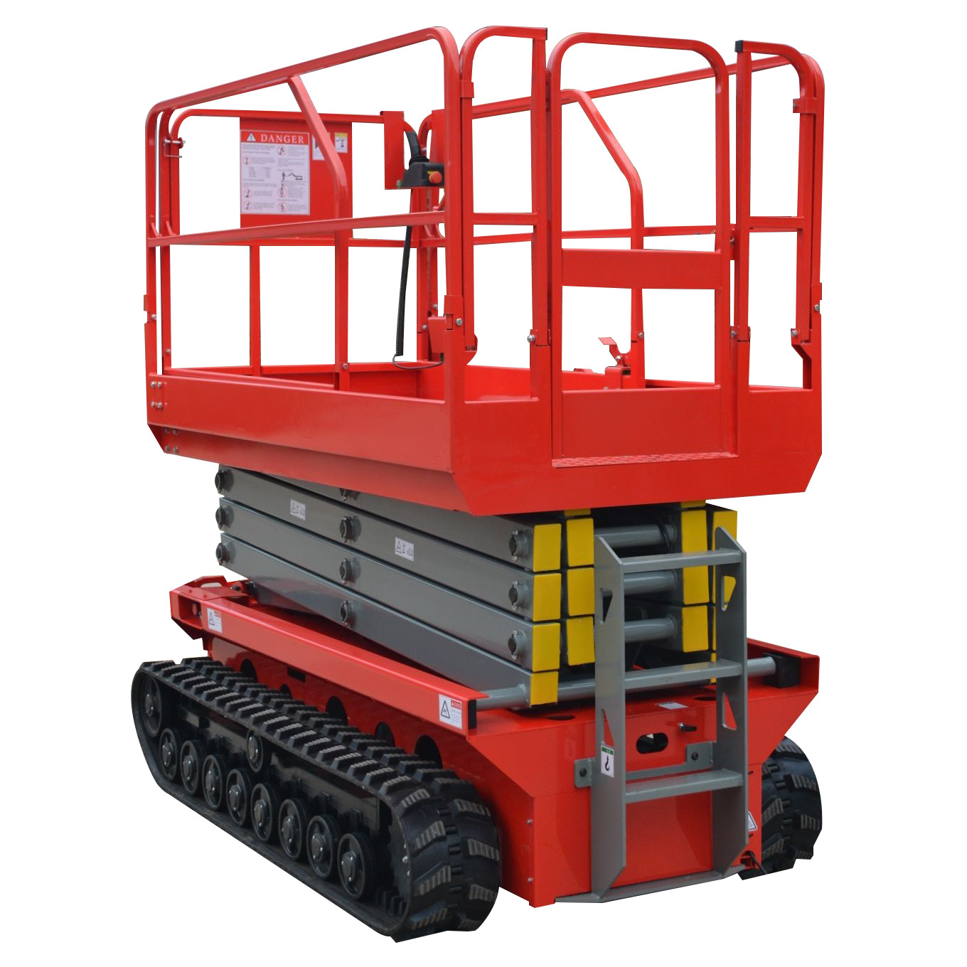 Platform Electric Hydraulic Table Lifting Equipment Tracked Self Propelled Scaffolding Ladder Aerial Work Crawler Scissor Lift