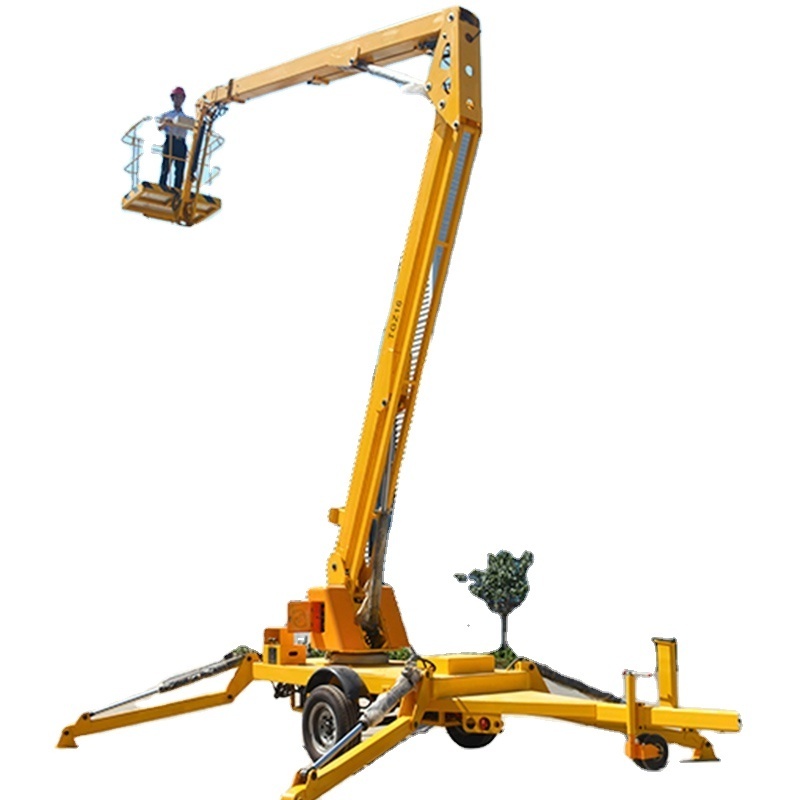 CE Certification High Quality Towable Cherry Picker Spider Boom Lift For Sale