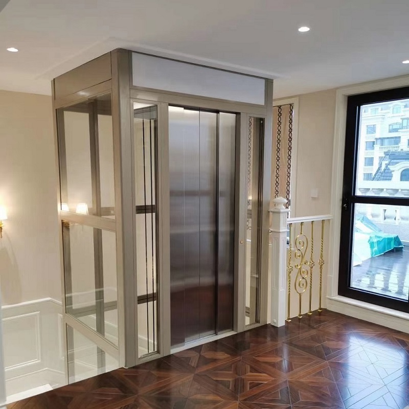 2-4 floors Indoor &Outdoor Electric Residential Cheap Passenger Elevator Lift Small Dumbwaiter Home Lift For Sale