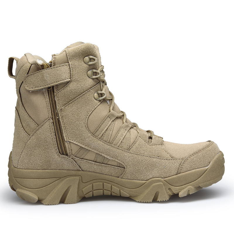 Low price high quality waterproof Camel Hiking Shoes Merrell Men Tactical Boot