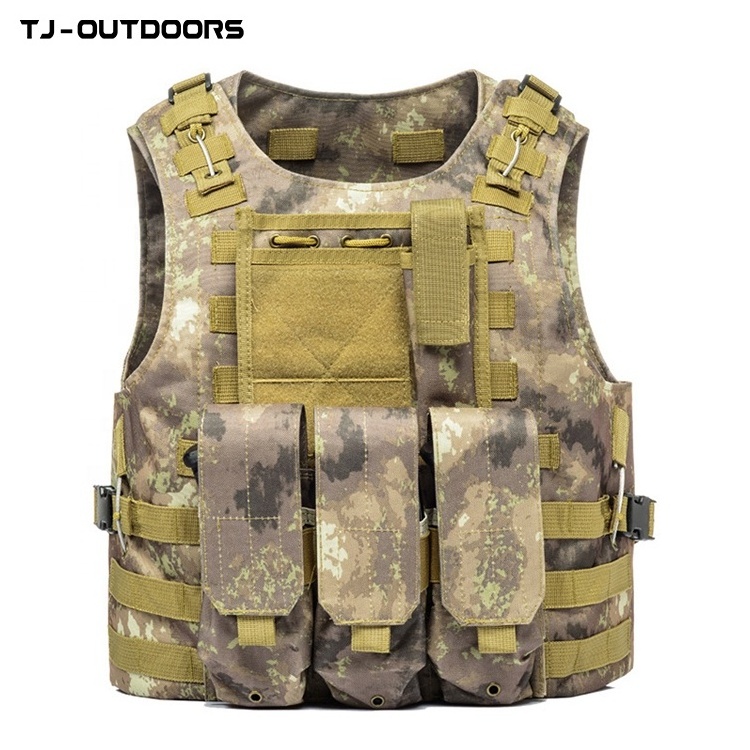 wholesale custom vest Tactical gear security vest 1000D molle pouch tactical plate carrier tactical vest