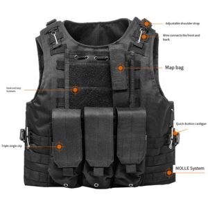 wholesale custom vest Tactical gear security vest 1000D molle pouch tactical plate carrier tactical vest