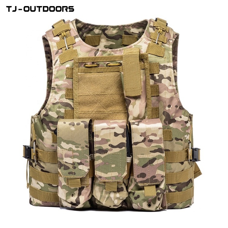 wholesale custom vest Tactical gear security vest 1000D molle pouch tactical plate carrier tactical vest