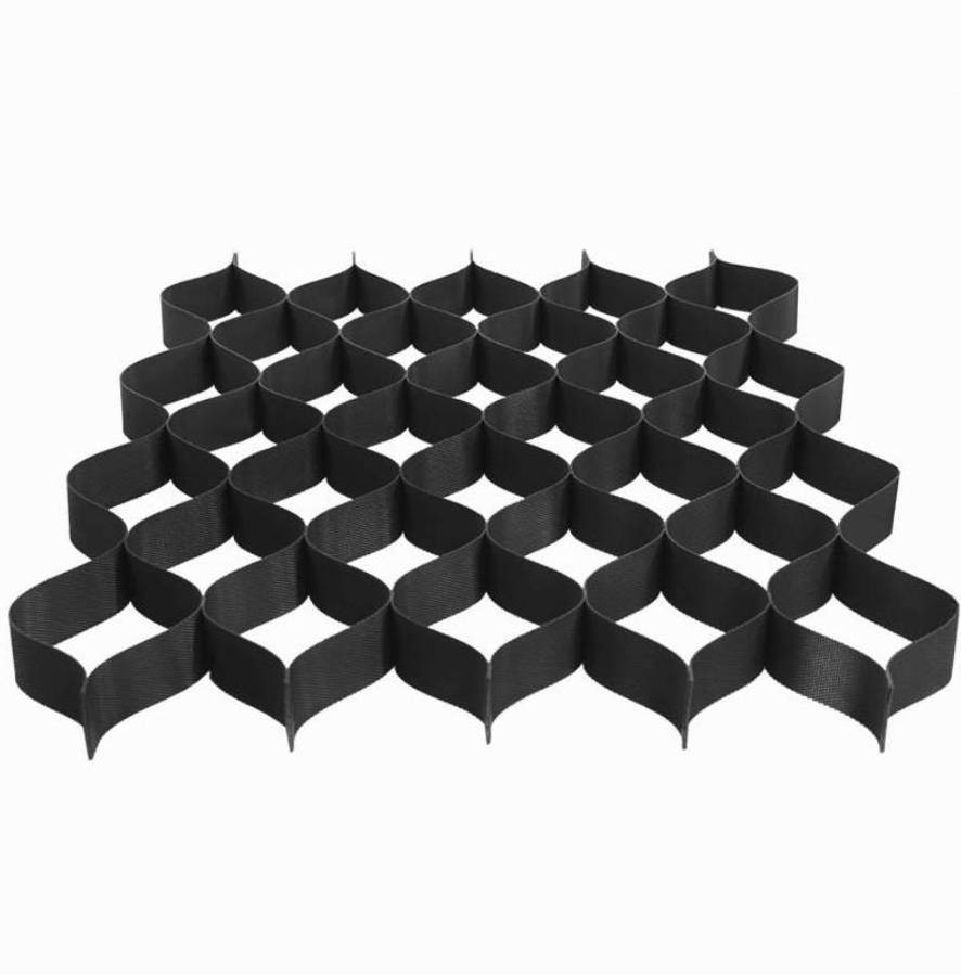 geocell ground grid shed base honeycomb plastic geocell gravel grid geocell retaining wall