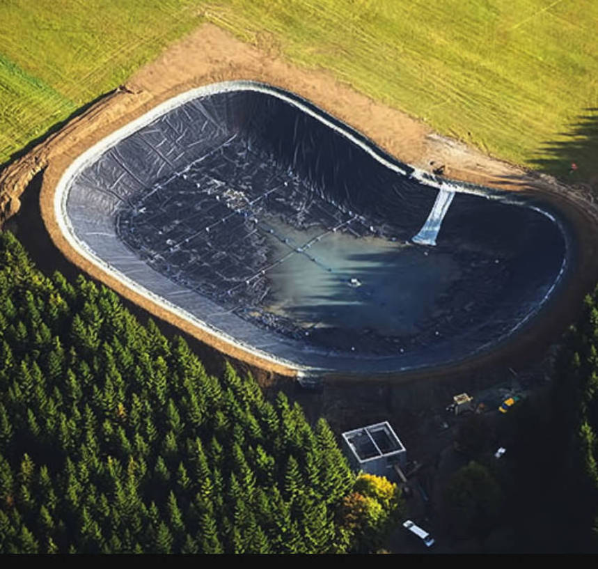 Geomembrane liner hdpe manufacturer Waterproof geomembranes 45mil EPDM Rubber Pond Liner hdpe fish pond liner