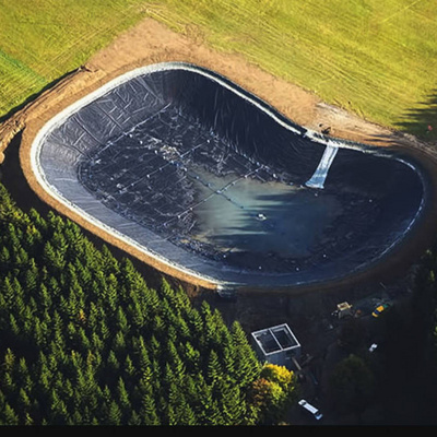 Geomembrane liner hdpe manufacturer Waterproof geomembranes 45mil EPDM Rubber Pond Liner hdpe fish pond liner