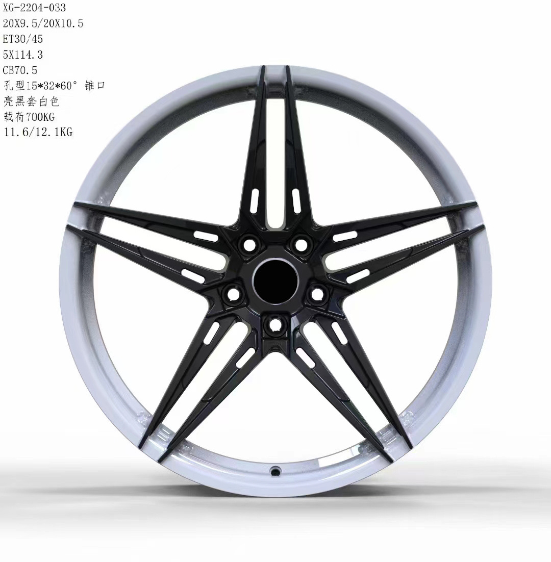 T6-6061 hollow out 18R 19R 21R 22R 23R 24R 20x10.5 wheels 20 inch 5x114.3 rims forged wheels rims for EC30 T80 T70