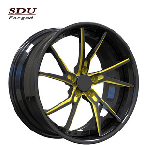 Latest T6-6061 material  18" 19" 21" 22" 23" 24"  forged wheels custom  5x112 20 inch rim  black car face rim