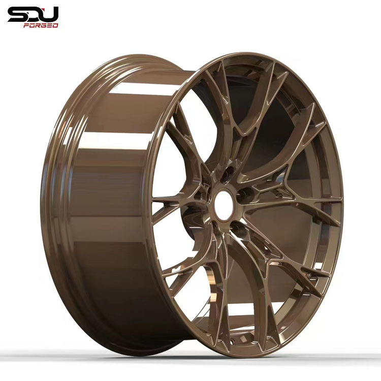 Passenger Car Alloy bronze wheels rims 5x120 17 18 19 20 21 22 23 24 26 inch spoke wheel brush for BMW f35