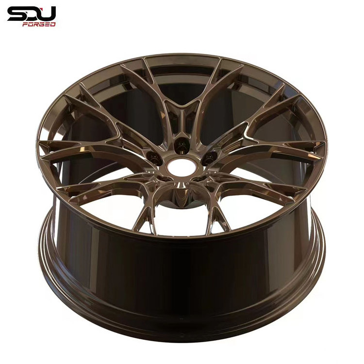 Passenger Car Alloy bronze wheels rims 5x120 17 18 19 20 21 22 23 24 26 inch spoke wheel brush for BMW f35