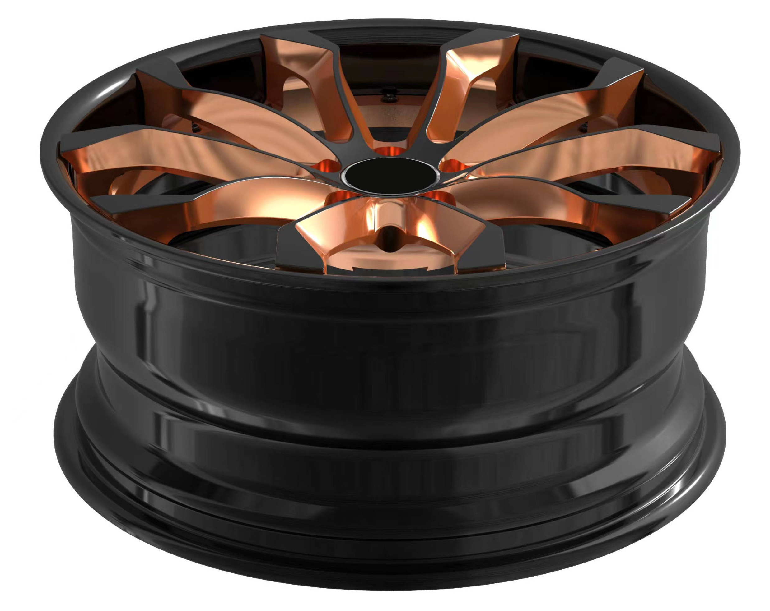 T-6061 16 to 24 inch  rose gold 2 piece wheels 19 car rims 2 piece wheels forged for E300 E200 E350 series