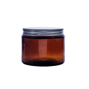 16oz 500ml amber glass candle jars wide mouth glass jar for candles