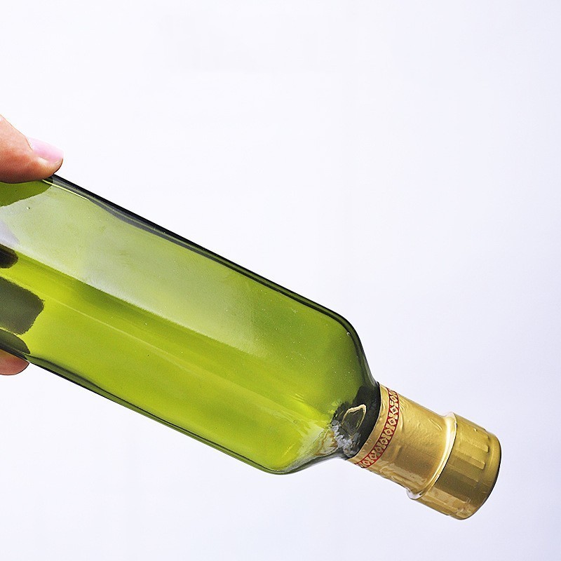 Factory outlet 100ml 250ml 500ml 750ml 1000ml Corking Oil Packing Cylindrical Olive oil glass bottles