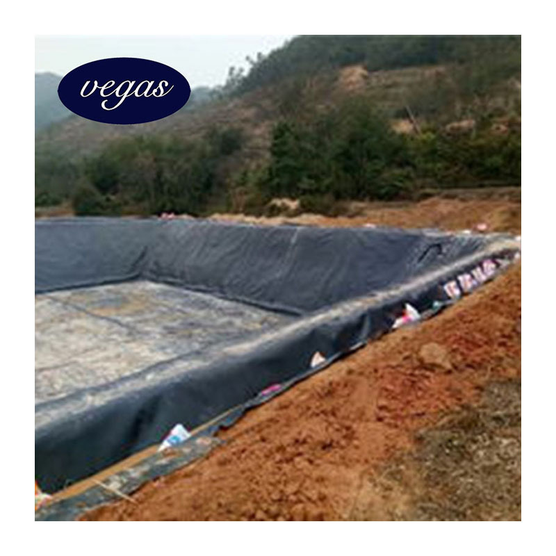 Smooth Surface Water Proof Fish Farm HDPE Geomembrane Sheet 0.5mm 0.75mm 1.0mm 1.5mm 2mm PE Water Tank Liner