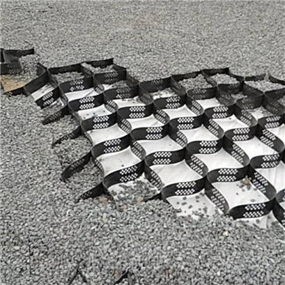 Plastic HDPE Textured Smooth Geocell Gravel Stabilizer Grid For Road Driveway Slope Reinforcement Geocell