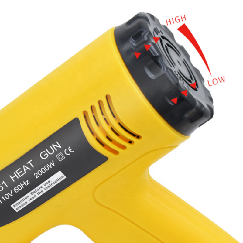 1800W 2000W Professional industrial  hot air blower heat gun for melting softening plastic