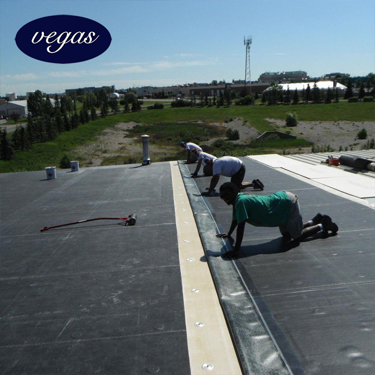 ECO-friendly EPDM Fabric Waterproof Rubber Membrane HDPE Waterproof Geomembrane Asphalt Pond Liner