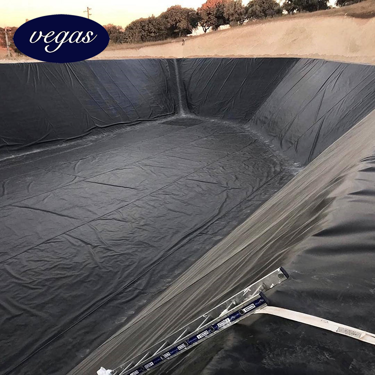 ECO-friendly EPDM Fabric Waterproof Rubber Membrane HDPE Waterproof Geomembrane Asphalt Pond Liner