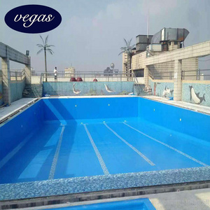 Vegas Artificial Lake Liner Blue Color  HDPE Geomembrane Pond Liner