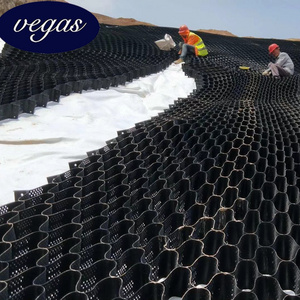 Vegas Smooth Textured Plastic HDPE Geocell Ground Gravel Grid for Slope Road Retaining Wall Driveway Geocell Price