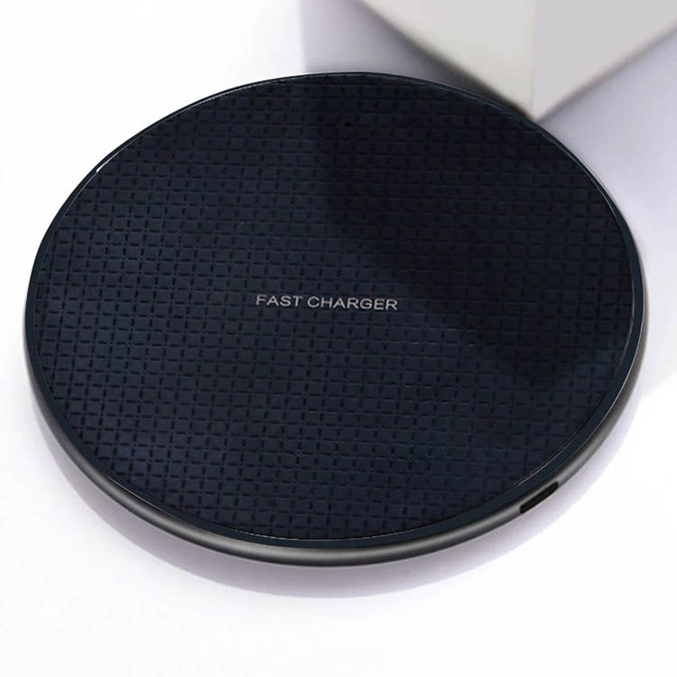 LED Light 10W Fast Wireless Charger for iPhone for Xiaomi Aluminium Alloy Standard Universal Wireless Phone Charger Pad