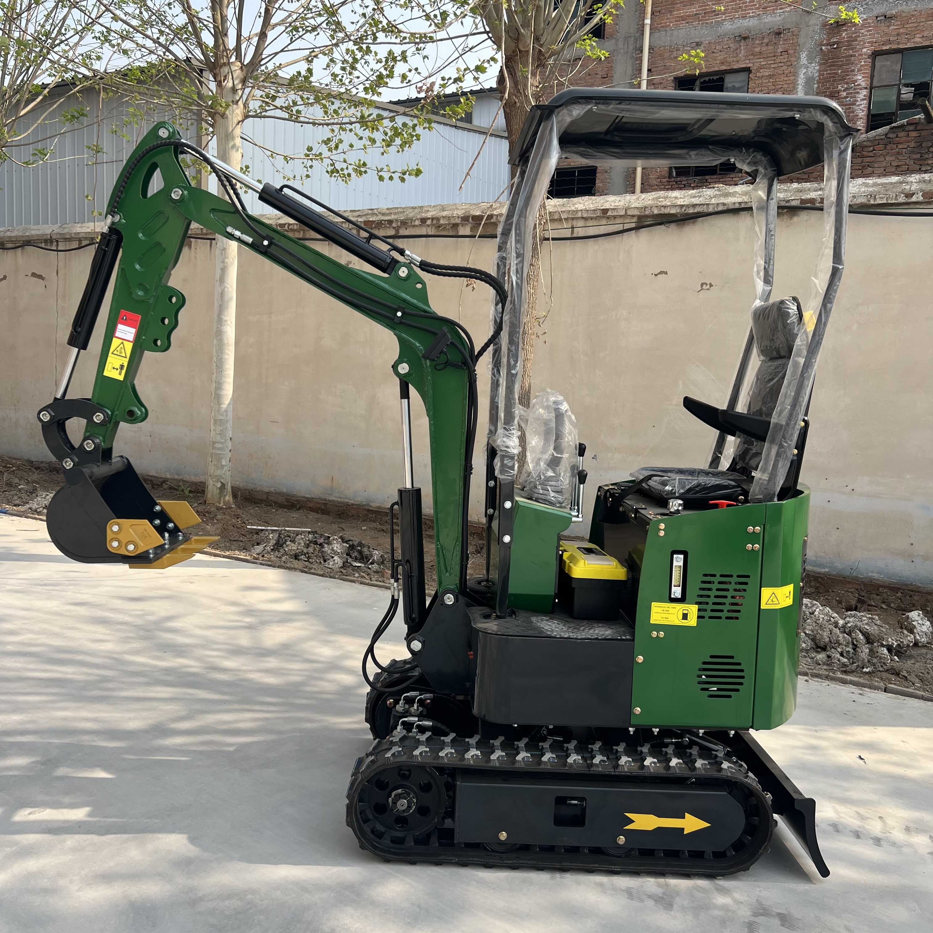 FREE SHIPPING mini excavators hyundai used kubota/yanmar engine small digger CE/EPA/EURO 5 compact mini excavators 1 ton prices