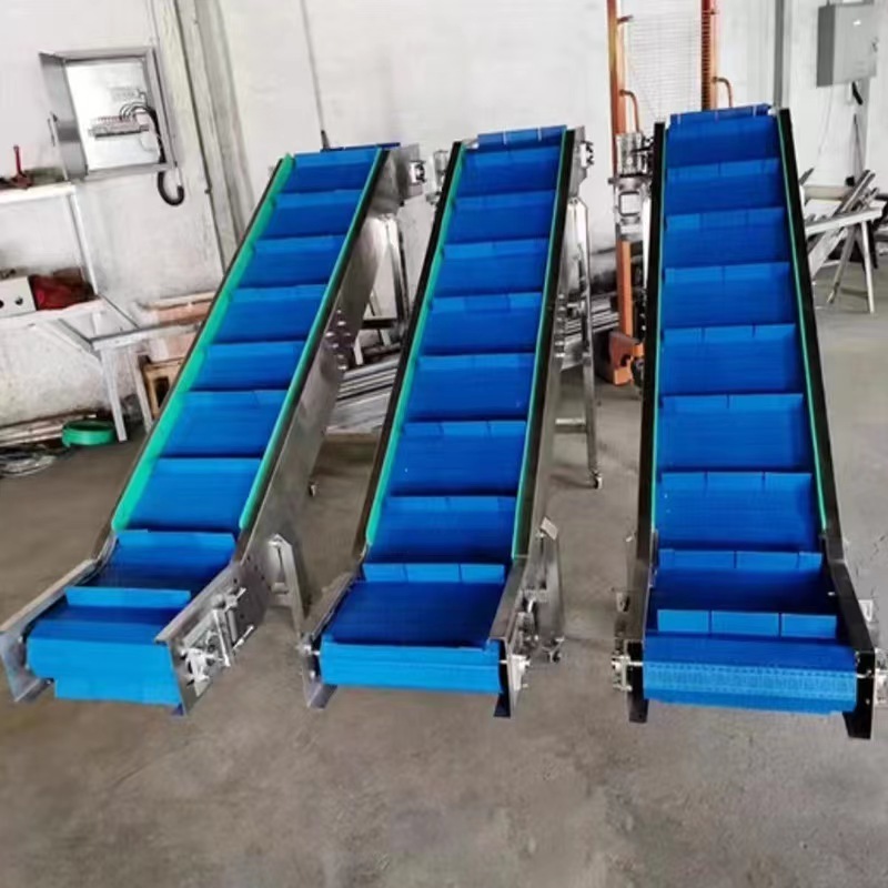 Conveyor Stainless Steel Food Grade Incline modular belt lift conveyor belt