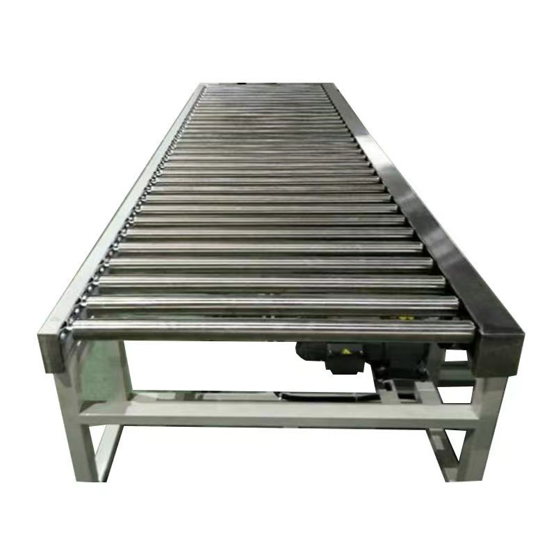 Pallet Gravity Roller Conveyor Transmission Heavy Duty Steel Roller Chain Stainless Steel Conveyor Industrial