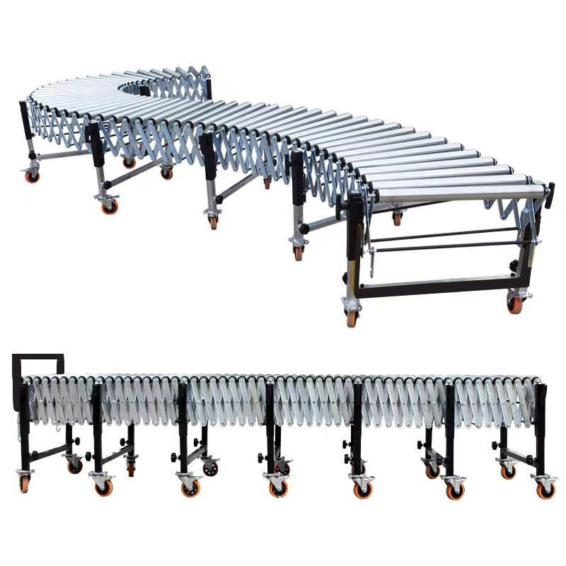 Pallet gravity roller conveyor transfers heavy steel roller chain stainless steel conveyor industry