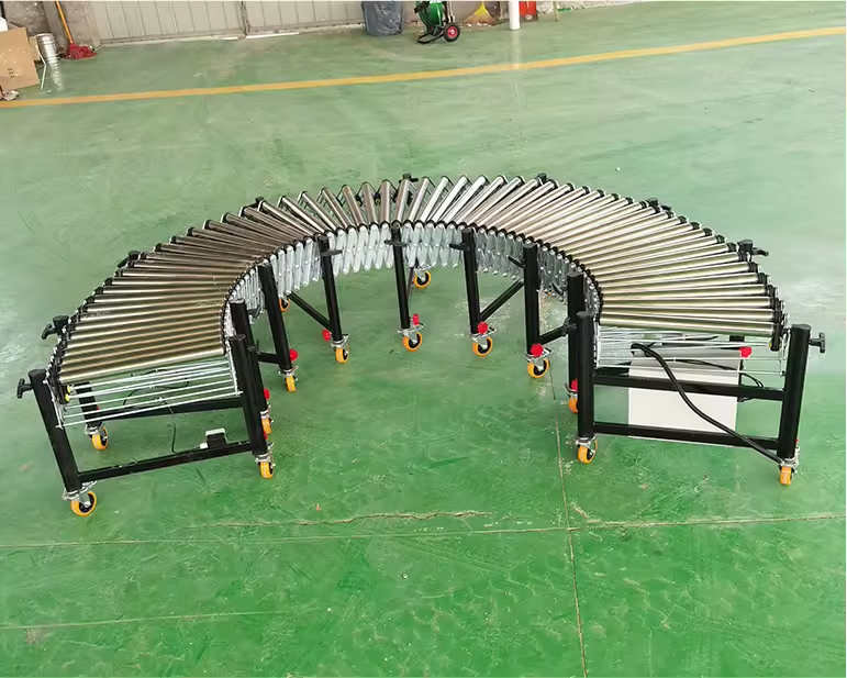 non-powered roller conveyor flexible roller conveyor