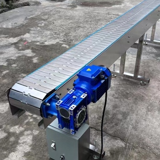 Material conveying equipment Food and drug plate chain conveyor chain conveyor equipment