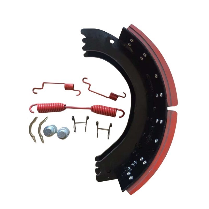 Heavy truck trailer brake parts and accessories drum brake shoes assembly with repair kits 4515 4515Q 4707 4709 For FUWA