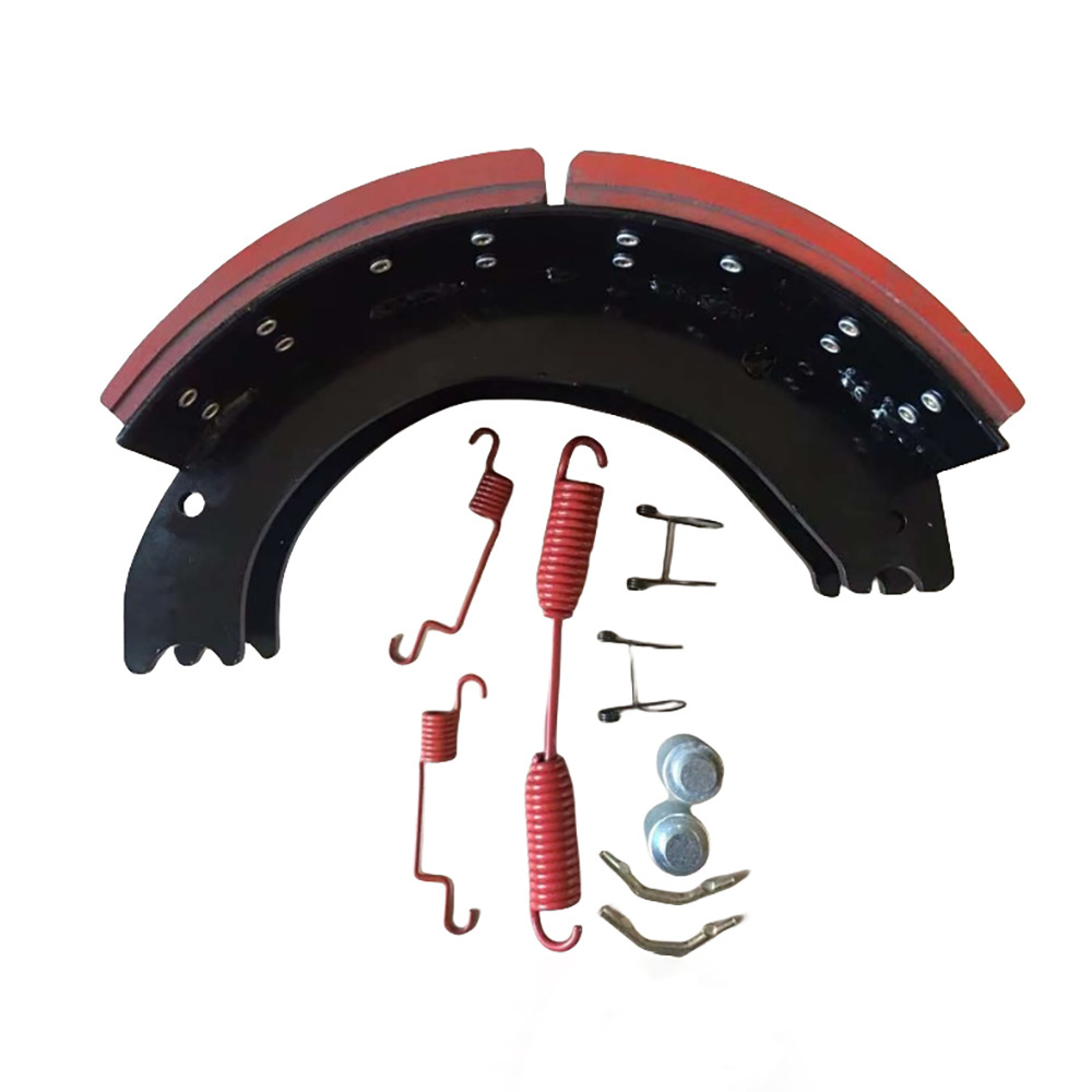 High performance heavy duty truck brake shoe 4709 brake shoe assembly with repair kits for FUWA American Truck Trailers ROCKWELL