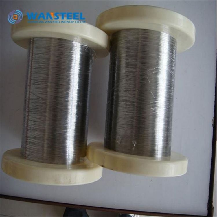 0.02--0.1mm Ultra Fine 201 304 316 316L Stainless Steel Wire with Factory Price per meter