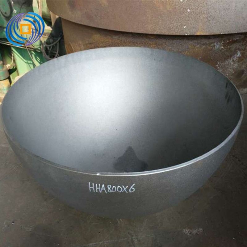 Stainless steel hollow forged mild steel half spheres large hemispherical head