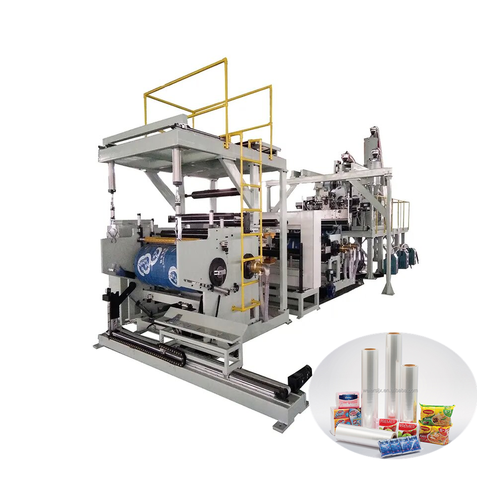 High Quality CPP Cast Stretching  Film Production Line cpp film machine cpp film extrusion line