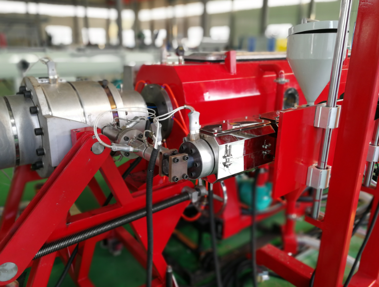 High quality of  PE single wall electric corrugated hose pipe making machine